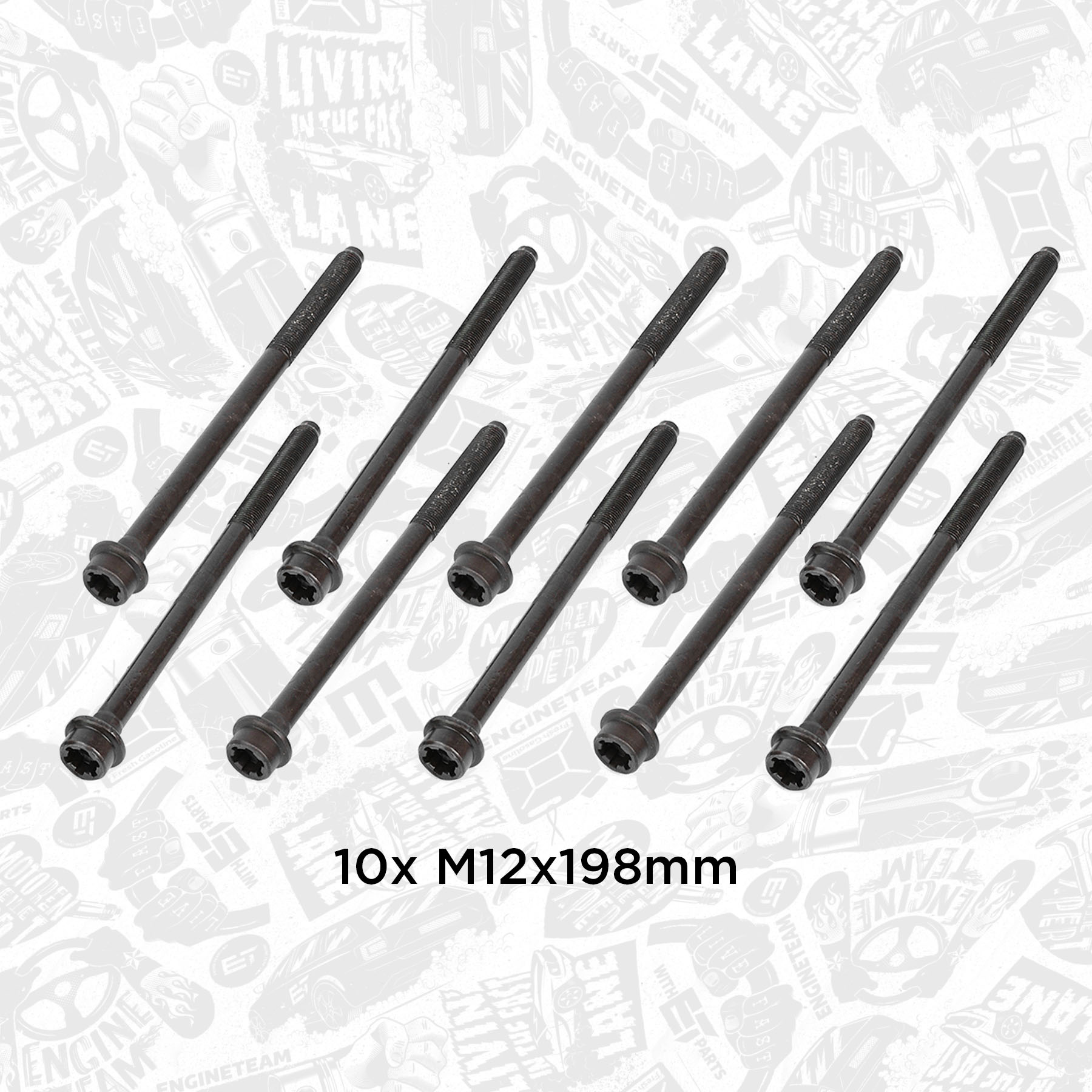 Cylinder Head Bolt Set BS0021 ET 55206686, 55206689