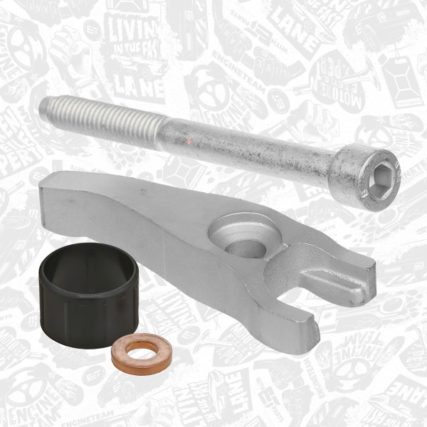 BS0072VR1, Screw, injection nozzle holder, ET ENGINETEAM, Citroen Peugeot Ford Jumpy DS5 DS4 C8 C5 C4 RCZ Expert 807 508 5008 407 308 3008 S-max Mondeo Kuga Grand C-Max Galaxy Focus C-max 2,0HDI RHD (DW10CB) 2009+, 1427941, 1982E1, 1982.E1, 6G9Q-9D927-AA, 1692660280, 6G9Q9D927AA, 9M5Q-9E568-AB, 1719487, 1982.G2, 1982.J3, 1982J3, 1982G2