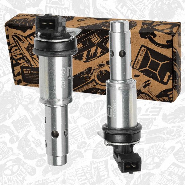 CV0012VR1, Control Valve, camshaft adjustment 2 pcs, ET ENGINETEAM, BMW 1 3 5 X3 X5 Z4 E60 E61 N51 N52 N54 2007+, 11367516293, 7516293, 7585425, 11367585425, 7.06117.01.0