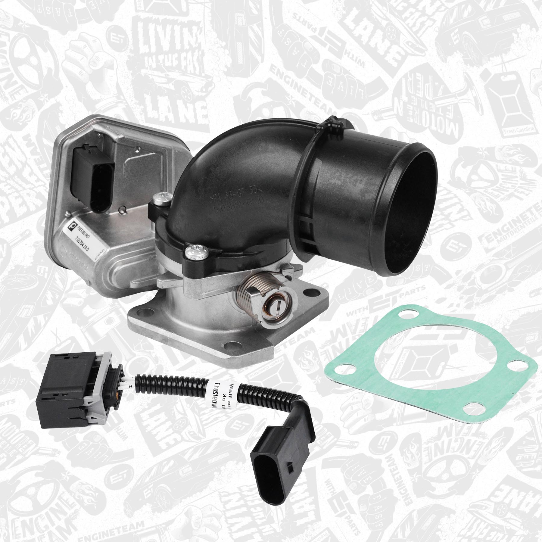 Throttle Body + cable - ED0008 ET ENGINETEAM - 163638, 504105594 