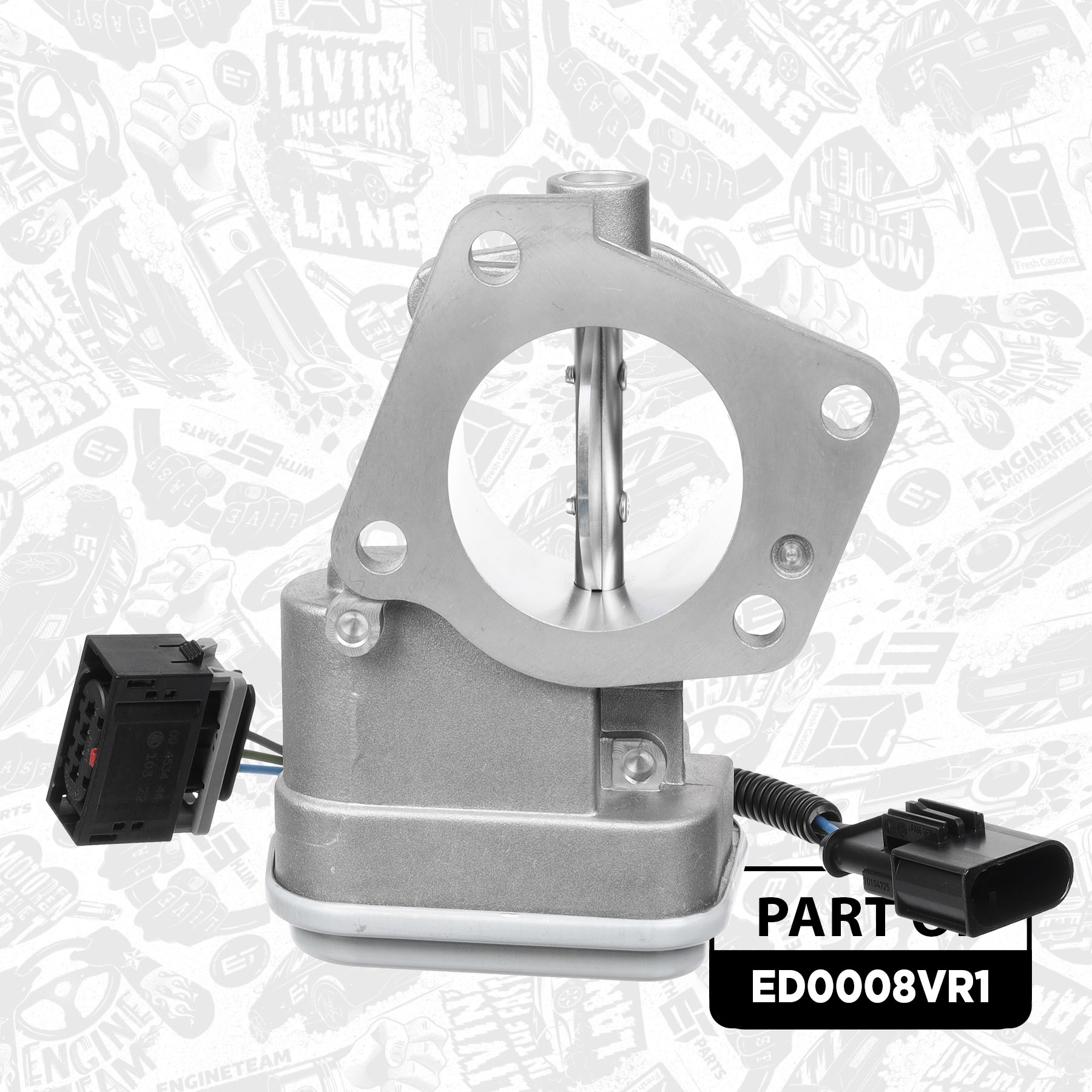 Throttle Body + cable ED0008VR1 ET 163638, 504105594, 163671 ET