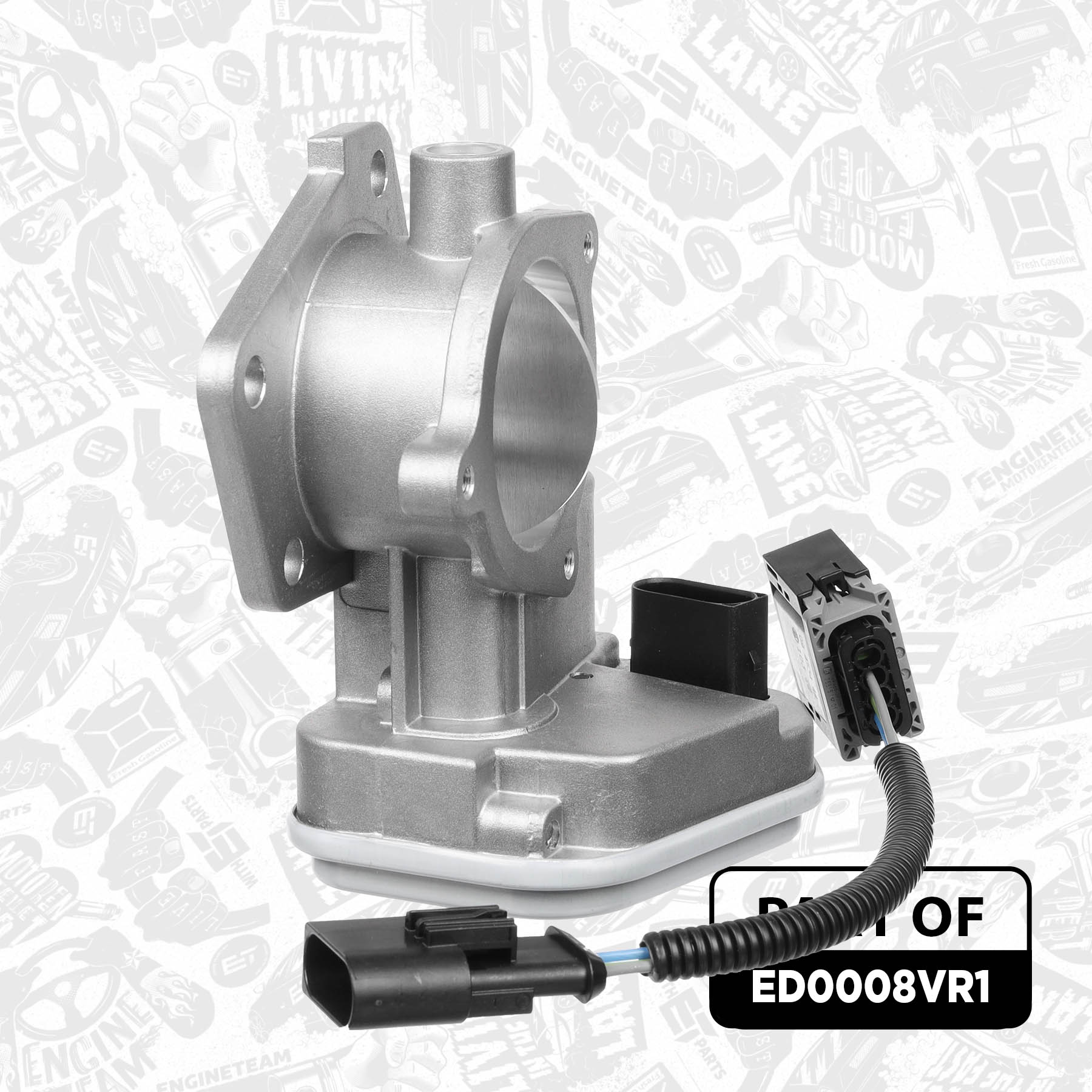 Throttle Body + cable ED0008VR1 ET 163638, 504105594, 163671 ET
