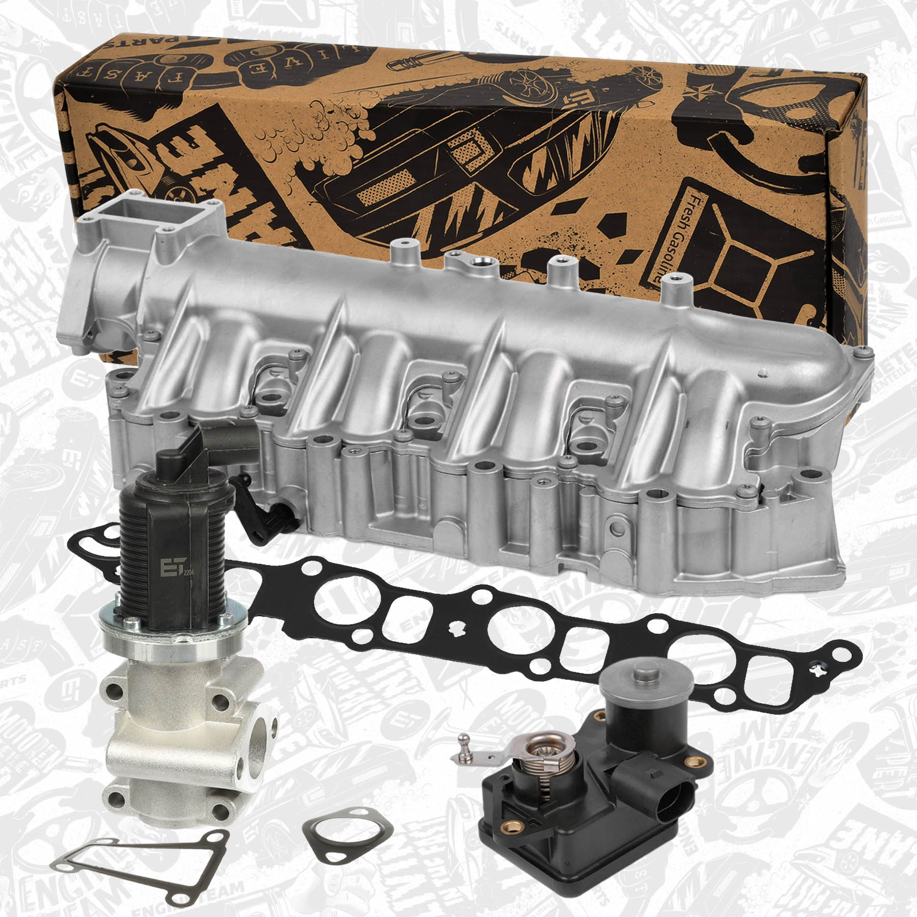 Intake Manifold Module - ED0048VR6 ET ENGINETEAM - 46823850, 55190238 ...