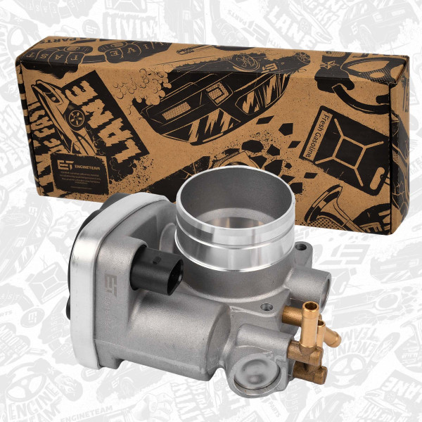 ED0070, Drosselklappenstutzen, ET ENGINETEAM, Audi Seat Skoda VW A3 Altea XL Octavia II Caddy III 1,6 BSF CHGA 2004+, 06A133062AT, 408-238-323-014Z, 7.03703.76.0