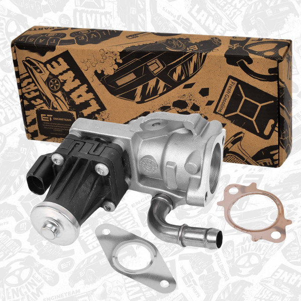 ED0103, AGR-Ventil, Ventil AGR/EGR 2,2 TDCI, ET ENGINETEAM, Ford Transit H9FB H9FD 2,2 TDCI 2010+, 1673226, 9C1Q-9D475-AB, 9C1Q9D475AB, 670017, 7.01621.08.0, 7.24809.40.0