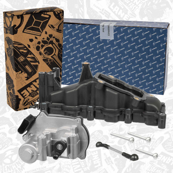 ED0140VR1, Sací trubka, přívod vzduchu, Sací modul PG s klapkou ET 2,7/3,0 TDI, ET ENGINETEAM, Audi VW A4 A6 Q7 Cayenne Touareg Phaeton 2,7/3,0 TDI BKS BUN 2006+, 059129086G, 059129086H, 059129086J, 059129086K, 059129086L