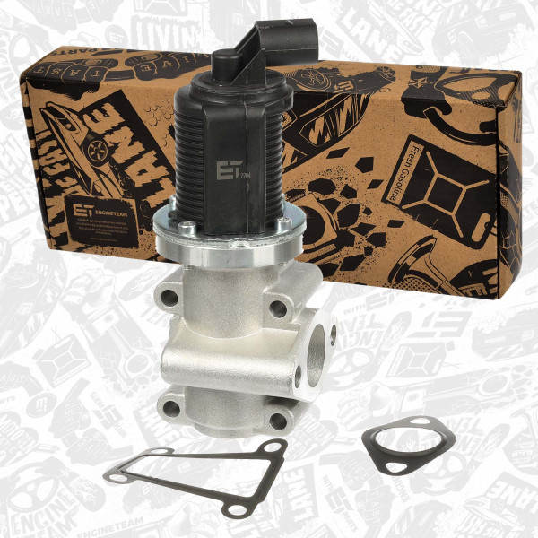 ED0144, AGR-Ventil, Ventil AGR/EGR 1,9 CDTI, ET ENGINETEAM, Fiat Opel Alfa Romeo 147 156 159 Stilo Croma Bravo Zafira Signum Astra Thesis 841 G.000 1,9 CDTI 2004+, 46823850, 55204250, 55194735, 55215031, 5851056, 5851067, 71723453, 851341, 93181981, 7.00063.10.0