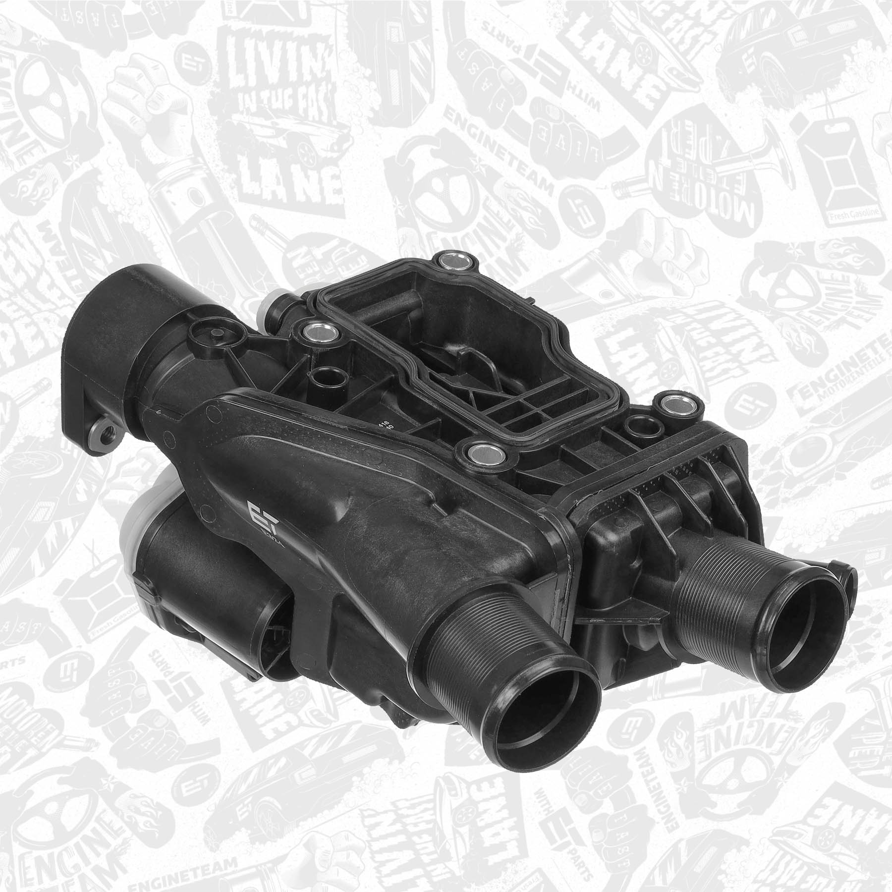 Thermostat, coolant - ED0247 ET ENGINETEAM - 2264810, 9804160380