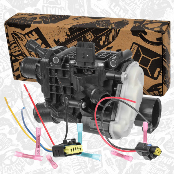 ED0247VR1, Termostat, chladivo, Termostat 2,0 Hdi/BlueHDi /s kabelem, ET ENGINETEAM, Citroën Peugeot Grand C4 Spacetourer Jumpy C4 Picasso DS4 DS5 C5 Traveller Expert 3008 308 5008 2.0 Hdi/BlueHDI AHX (DW10FD) 2009+, 1606249580, 2264810, 736410703000, 736410702900, 9804160380, DS7Q-8A586-AB, 1876476, 736410702700, 9849443980, DS7Q-8A586-AA, 7701053869