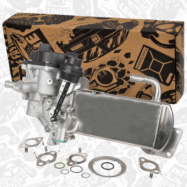 ED0299, AGR-modul, Ventil AGR/EGR 2,0 TDI, ET ENGINETEAM, Audi Seat A4 A5 Q5 Exeo ST 2,0 TDI CJCA CGLB 2008+, 03L131512BG, 03L131512BQ, 03L131512CD, 03L131512DN, 03L131512DT