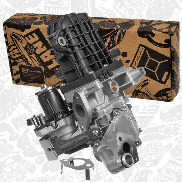 ED0310, AGR-modul, Ventil EGR/AGR modul 2,0HDI/TDCI, ET ENGINETEAM, Citroen Peugeot Ford Opel Toyota C4 C5 DS4 DS5 Jumper Jumpy Spacetourer Traveller Expert Boxer 508 5008 308 3008 S-max Mondeo Kuga Galaxy Focus C-max Zafira Vivaro Proace 2,0HDI 2015+, 1679828280, 1861749, SU001-A4009, 2267338, 9807593080, DS7Q-9D475-DA, DS7Q-9D475-DB, DS7Z9D475D