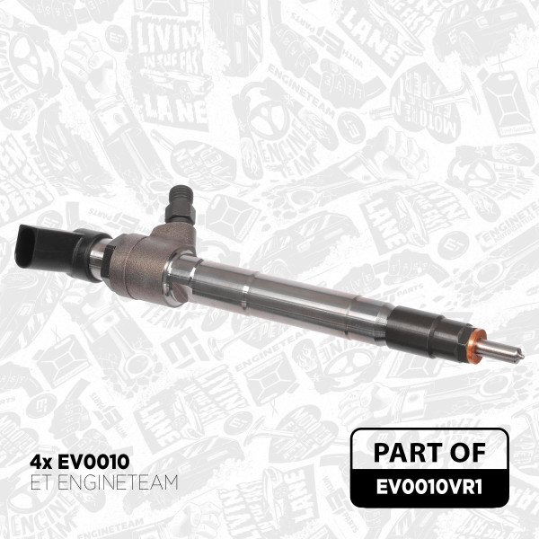 Injector Nozzle - EV0010VR1 ET ENGINETEAM - 1746967, 9801125480 ...
