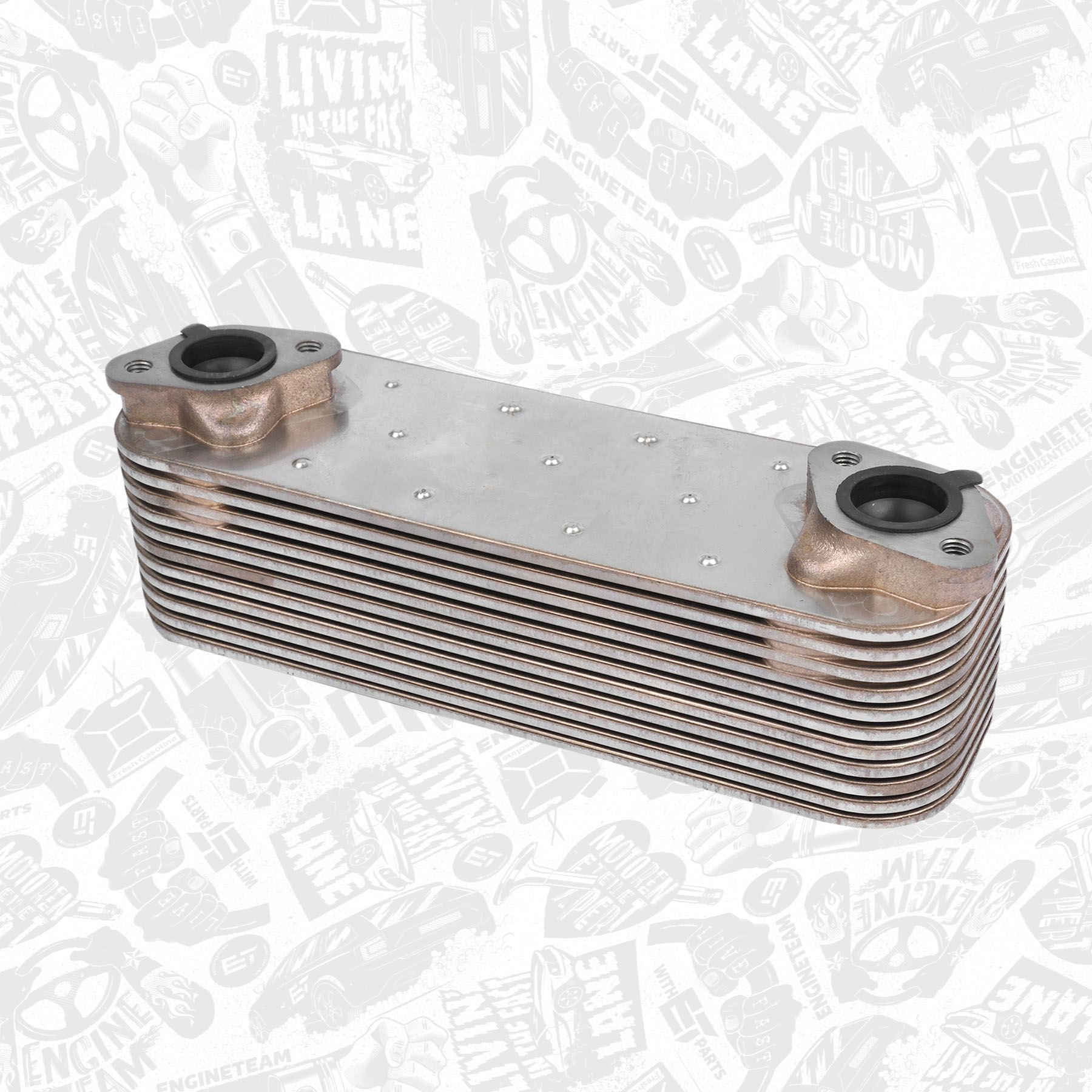 Oil Cooler, engine oil HE0003 ET 51.056010172