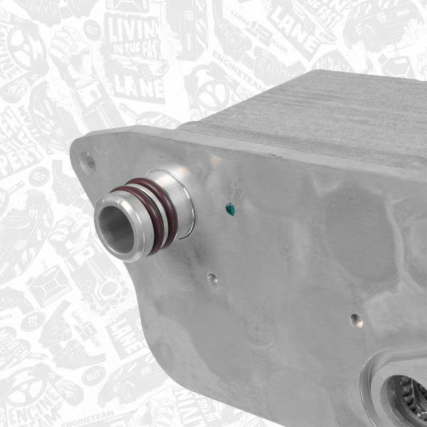 Oil Cooler, engine oil - HE0010 ET ENGINETEAM - 2011393, 2035034 ...