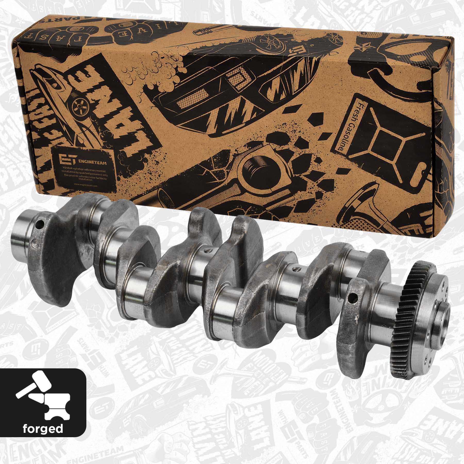 カツエンド Crankshaft - HK0183 ET ENGINETEAM - 6510302501, A6510302501