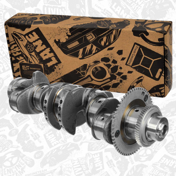 HK0185, Kurbelwelle, ET ENGINETEAM, Fiat Ducato 2,3HPi F1AE0481 , 504049281, 5801486982, 504017281, 10230