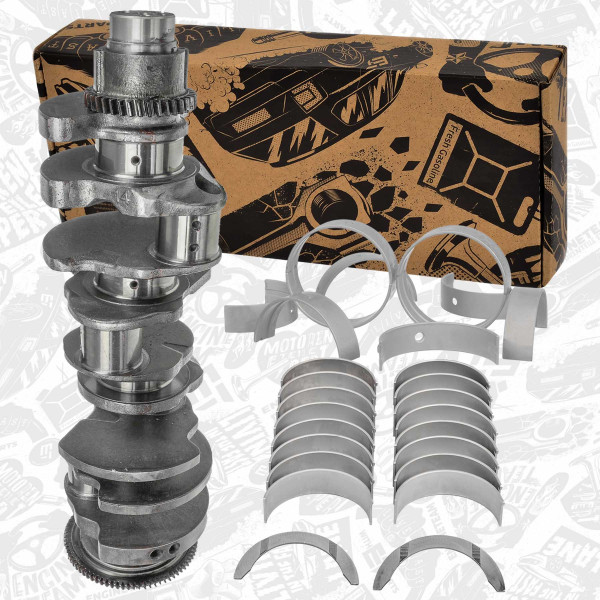 HK0197, Sada klikového hřídele, Set hřídel klik.4,5D V8/klik.hř.+lož.hl/ojn/axial, ET ENGINETEAM, Toyota Lexus Land Cruiser 200 Land Cruiser Pick-up Lexus LX 450d 1VD-FTV 2008+, 1101151010, 11011-51010, 130415102103, 13041-51020, 11071-51010, 11701-51020, 1107151010, 1340151010, 13401-51010