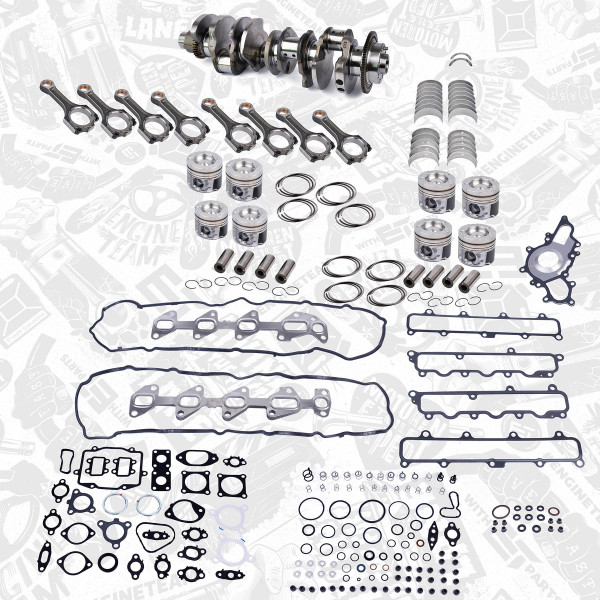 HK0200, Sada klikového hřídele, Set hřídel klik.4,5D V8/klik.hř.+lož+ojn.+píst+těs, ET ENGINETEAM, Toyota Lexus Land Cruiser 200 Land Cruiser Pick-up Lexus LX 450d 1VD-FTV 2008+, 1320151021B0, 1320151021, 13201-51021, 1101151010, 11011-51010, 130415102103, 13041-51020, 11071-51010, 11701-51020, 1107151010, 1340151010, 13401-51010, 1301151030, 13011-51030, 1301151031, 13011-51031, 1301151032, 13011-51032, 1301151040, 13011-51040, 131010W020, 13101-0W020, 131010W020B0, 13101-0W020-B0, 133010W010, 13301-0W010, 133010W010B0, 13301-0W010-B0, 0411151042, 04111-51042