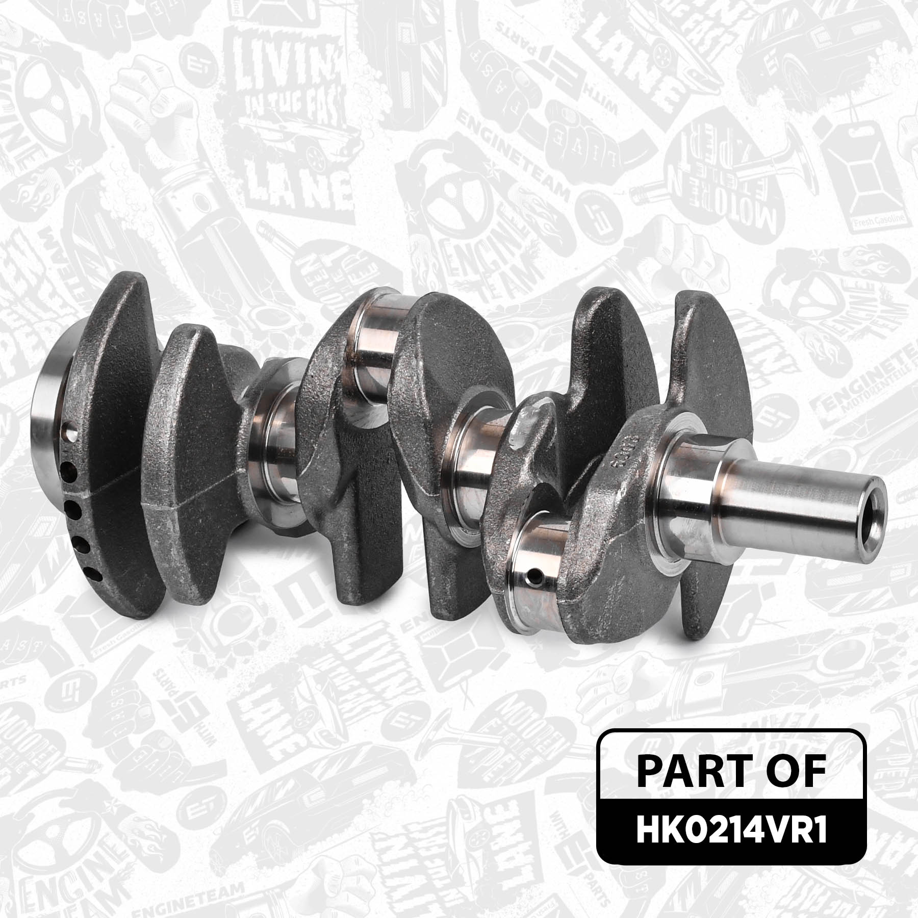 Kurbelwellensatz - HK0214VR1 ET ENGINETEAM - 1807873, 2431382 