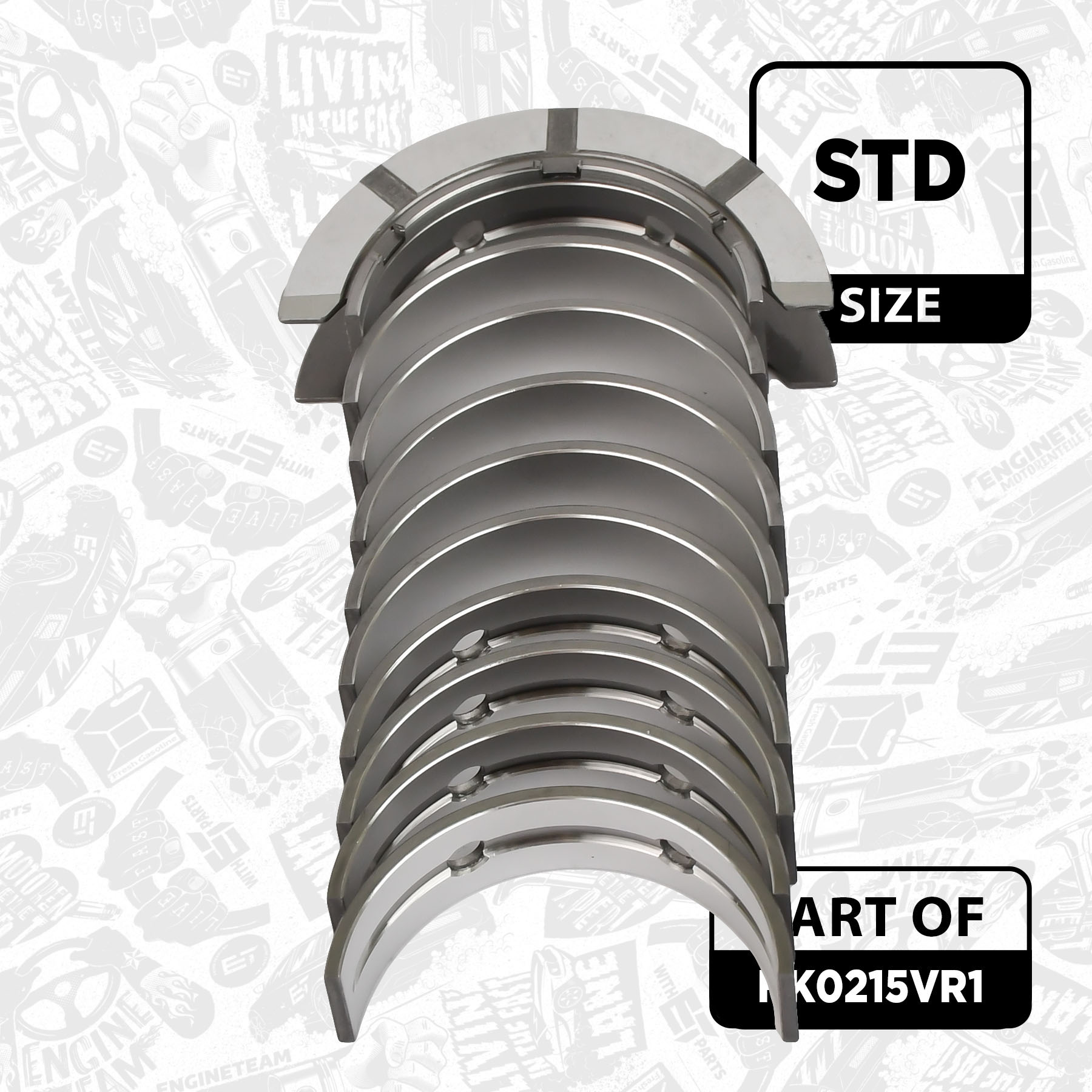 Crankshaft kit - HK0215VR1 ET ENGINETEAM - 2213877, GK2Q-6300-CB  