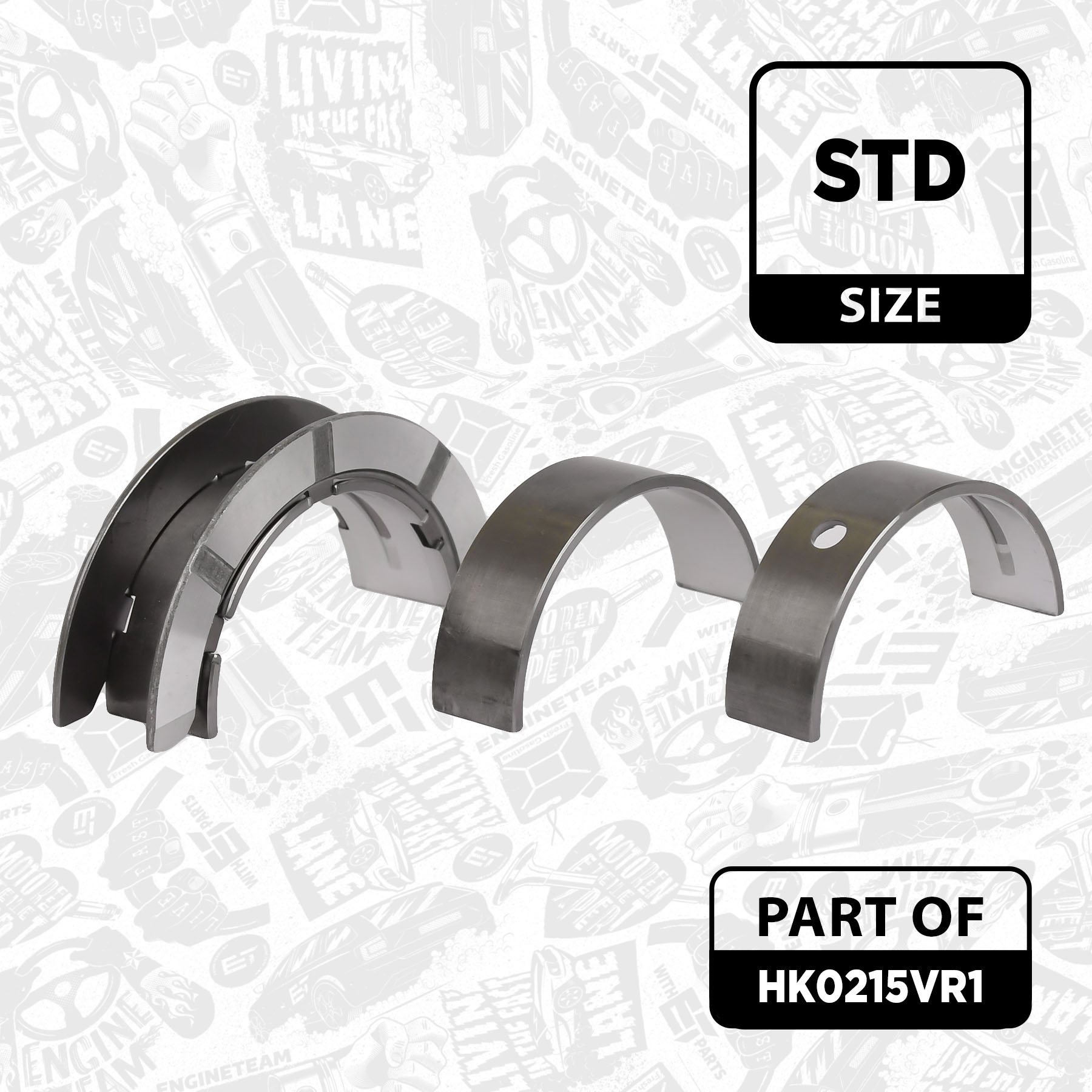 Crankshaft kit - HK0215VR1 ET ENGINETEAM - 2213877, GK2Q-6300-CB  