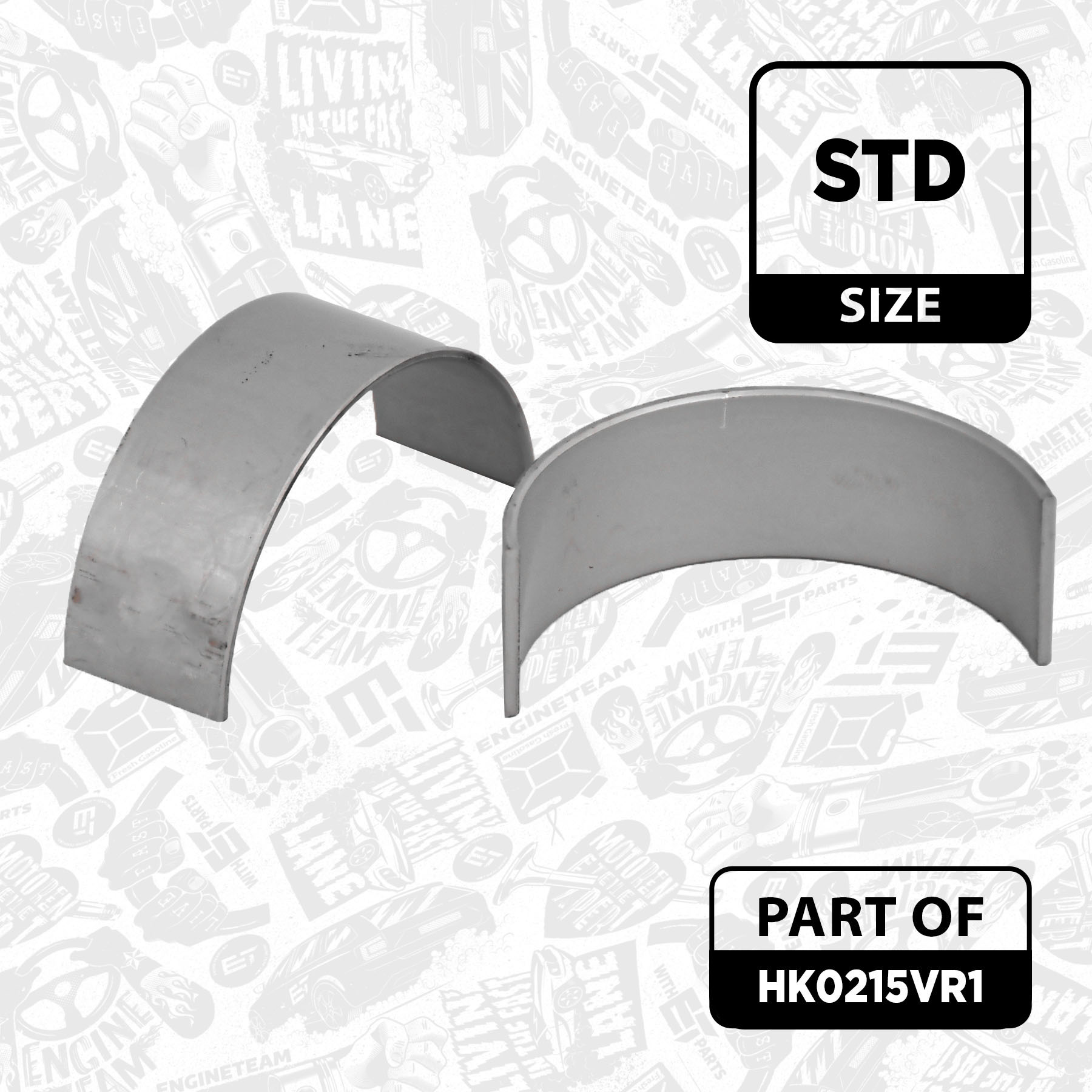 Crankshaft kit - HK0215VR1 ET ENGINETEAM - 2213877, GK2Q-6300-CB  