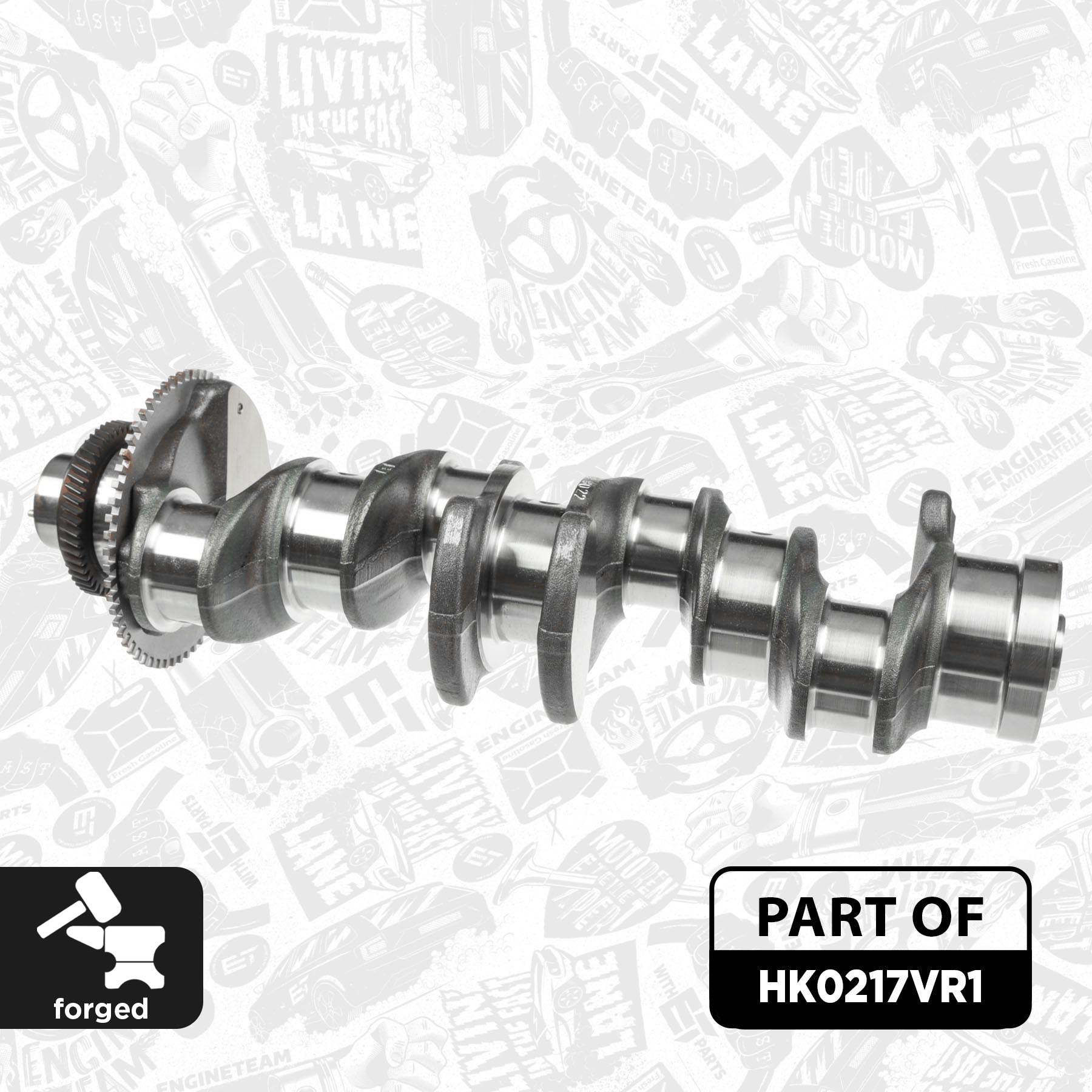 Crankshaft kit - HK0217VR1 ET ENGINETEAM - 5802115937, 5802176037 