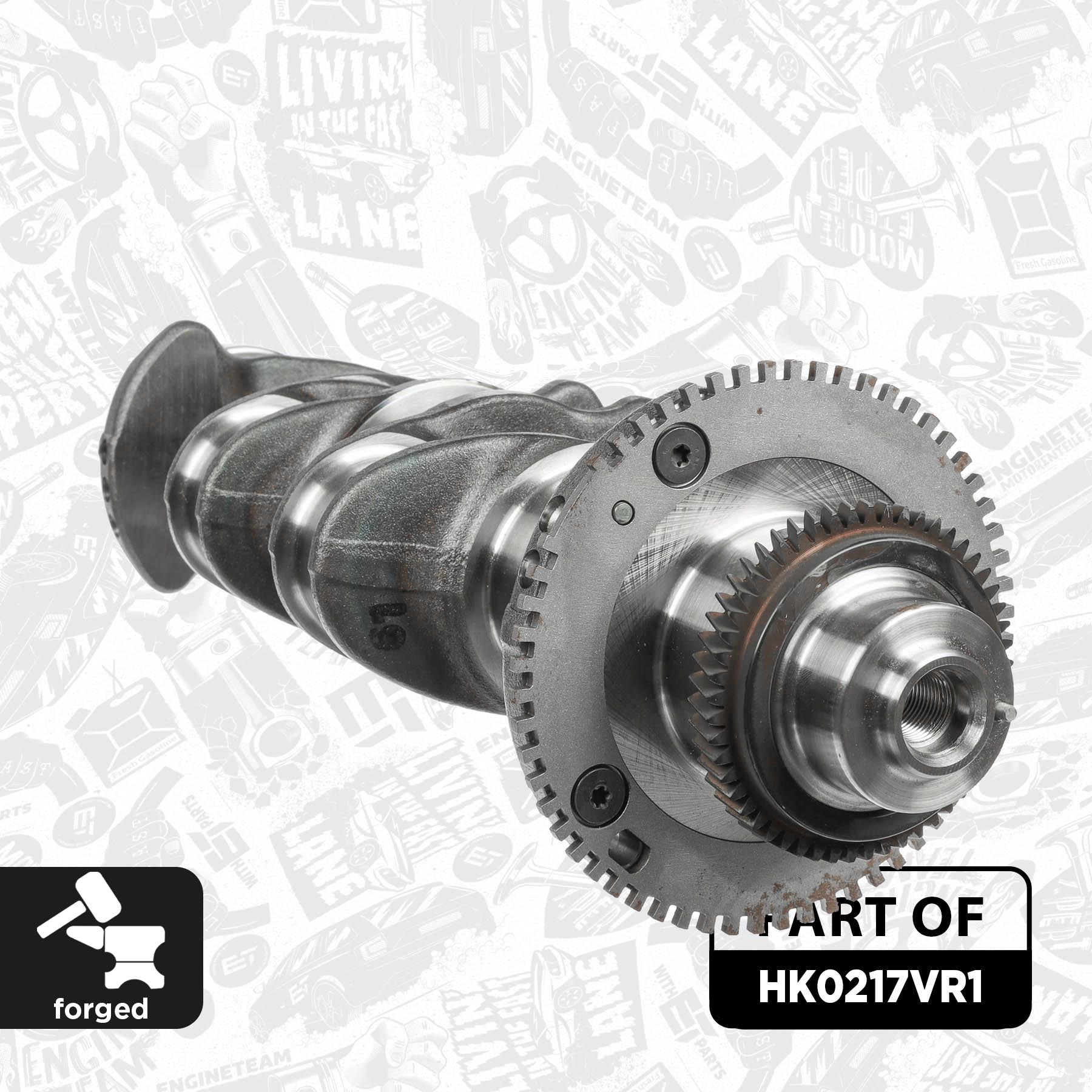Crankshaft kit - HK0217VR1 ET ENGINETEAM - 5802115937, 5802176037 