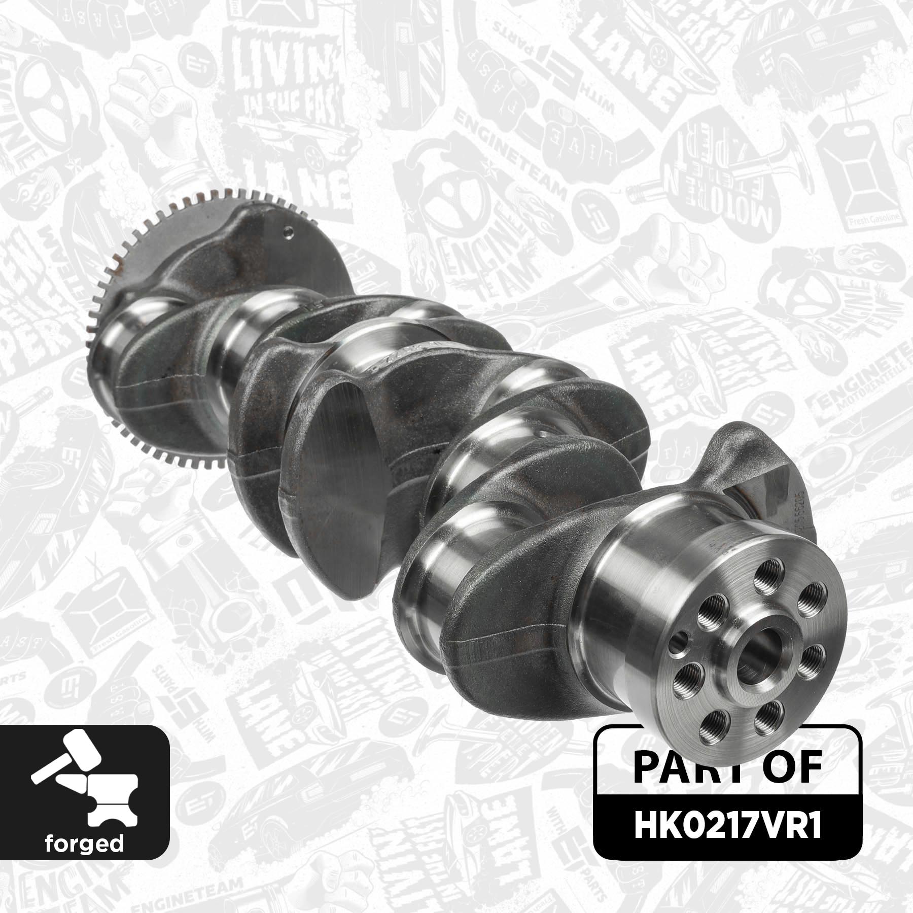 Crankshaft kit - HK0217VR1 ET ENGINETEAM - 5802115937, 5802176037 
