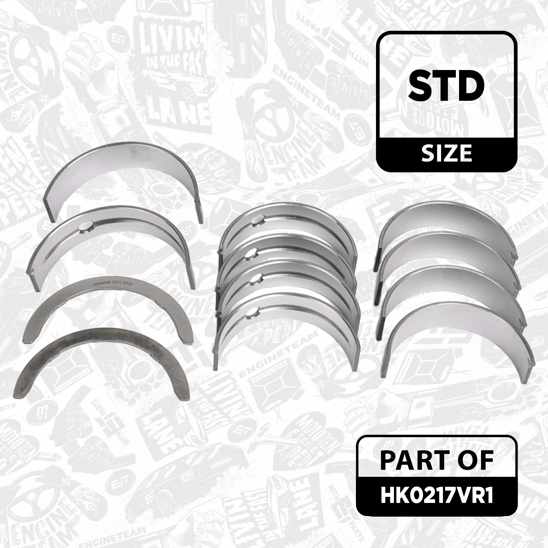 Crankshaft kit - HK0217VR1 ET ENGINETEAM - 5802115937, 5802176037 
