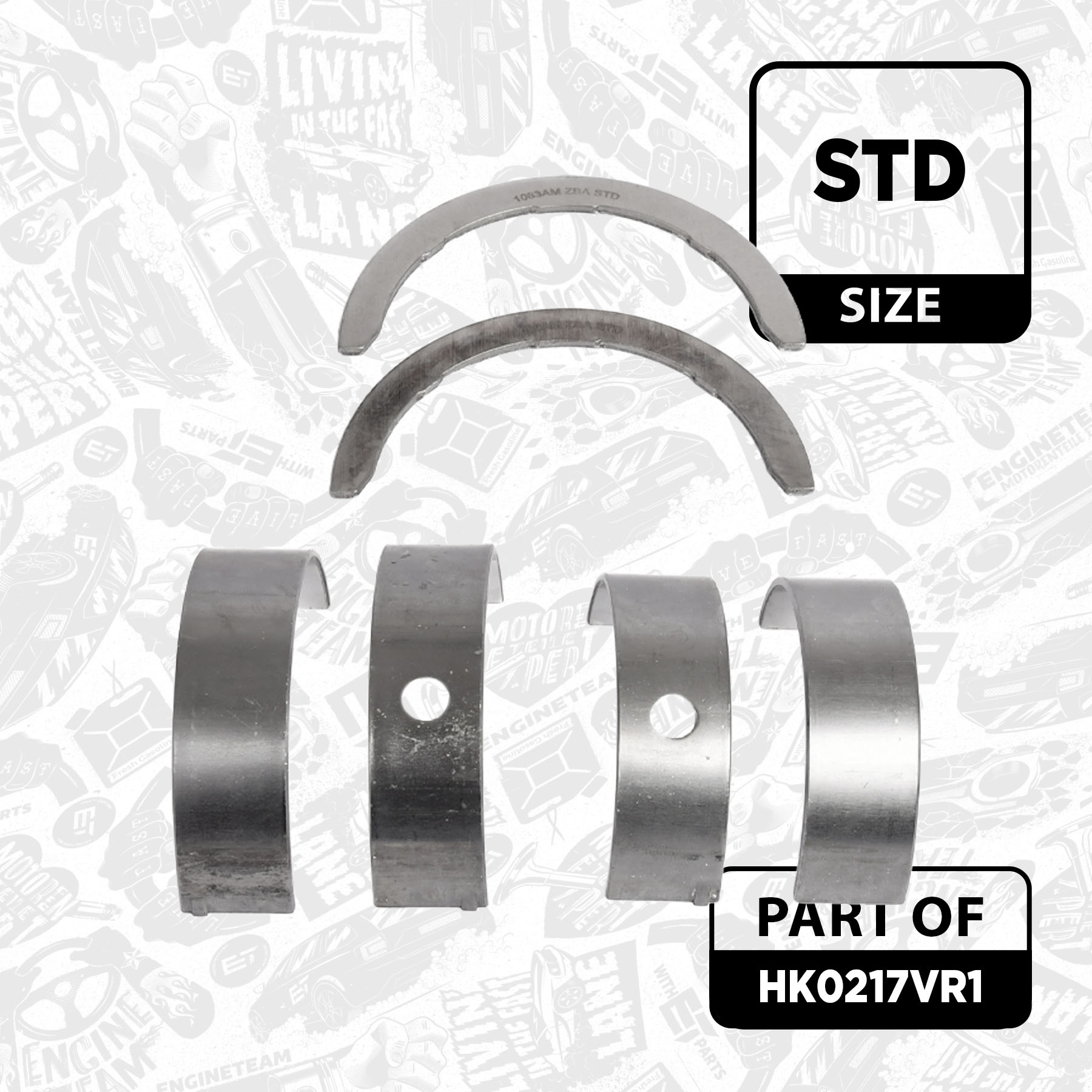 Crankshaft kit - HK0217VR1 ET ENGINETEAM - 5802115937, 5802176037 