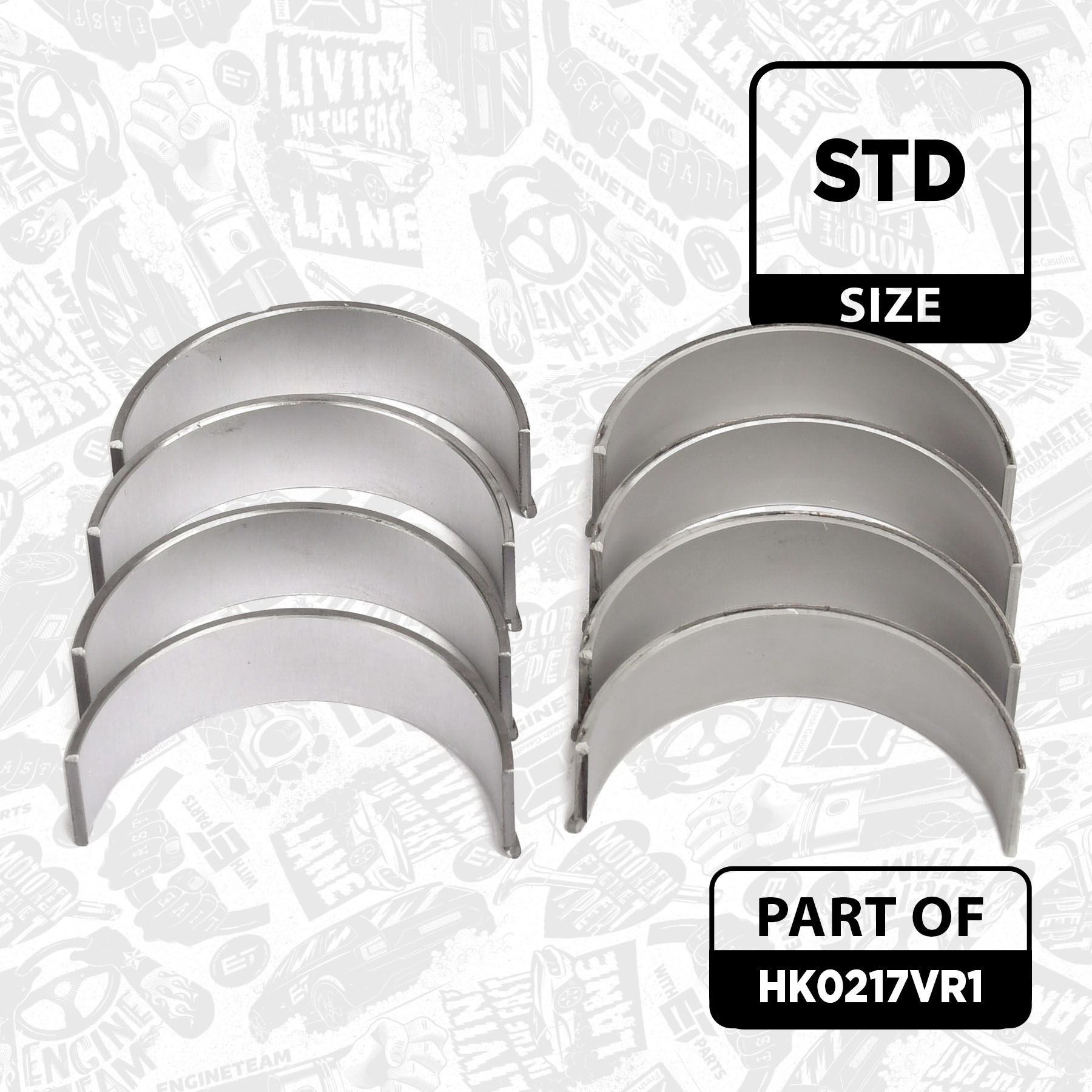 Crankshaft kit - HK0217VR1 ET ENGINETEAM - 5802115937, 5802176037 