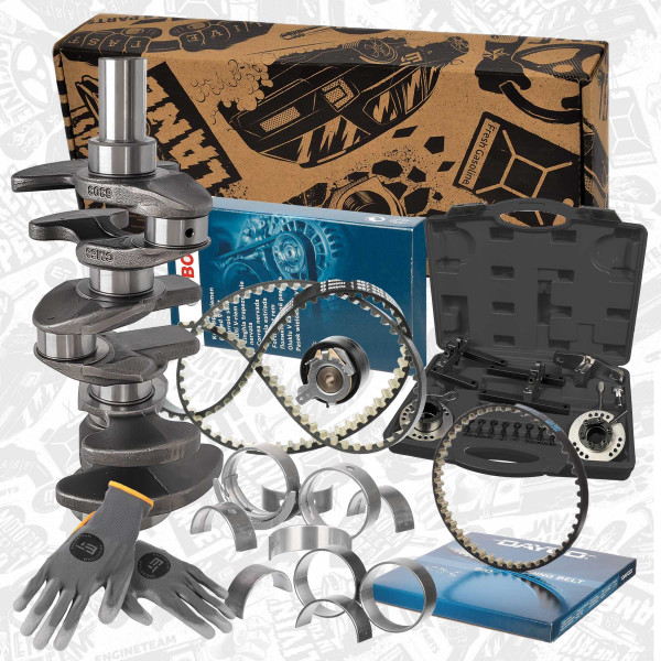 HK0223VR2, Repair Kit, crankshaft, ET ENGINETEAM, Ford C-Max Focus Grand C-Max 1,0 M1DA EcoBoost 2012+, 1807873, 2431382, 2431390, CM5G6303FB, H6BG-6303-BA, H6BG6303AA, H6BG6303BA, CM5G-6303-FB, H6BG-6303-AA, 4M7330A, CM5G-6333-EA, CM5G6333EA, CM5G-6211-DA, 3B7328A, CM5G6211DA, CM5G6B651EA, 1761082, 1765052, CM5G6K245EB, CM5G-6K245-EB, CM5G-6K245-GA, CM5G6K245GA, CM5G-6K245-GB, CM5G6K245GB, 2429662, 2272856, 1807611, 303393A, 3031606, 3031605