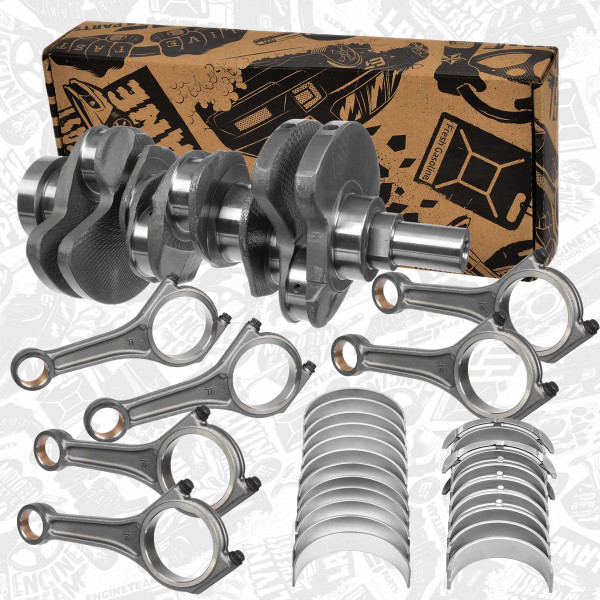 HK0235VR2, Repair Kit, crankshaft, ET ENGINETEAM, Land rover Discovery Sport 2.7 TD 4x4  276DT(TDV6) 2004+, 5Q6331AA, DA6625, 5Q6331AB, LR010297, XR858107, 5Q6338AA, DE116250, 5Q6338AB, LR052136, 4U3GA3, 6Q6211AA, 6Q6211BB, LEF000001