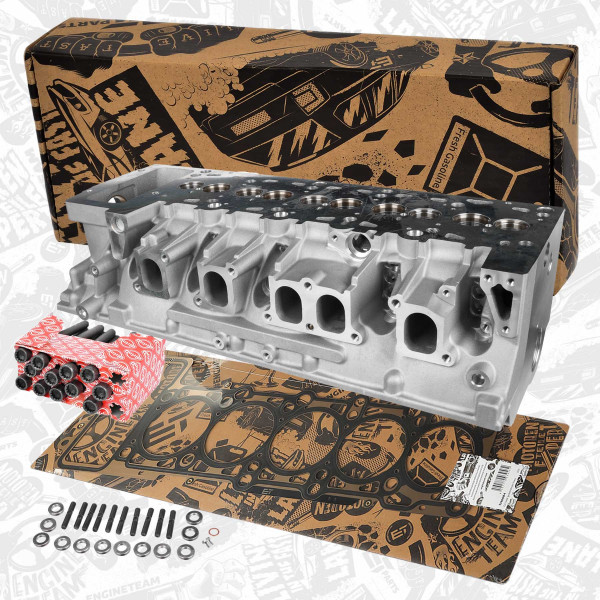 HL0085VR1, Hlava válce sada, Hlava válců 2,5TDI (7mm)/těsnění, šrouby, ET ENGINETEAM, VW Touareg Multivan Transporter 2,5TDI AXD AXE BAC BPD BPE 2003+, 070103063D, 070103063K, 070103063Q, 070103063R, 070103063S, 070103267X, 070103383K, 070103383N, 070103384, 908712, 908712K, 908812