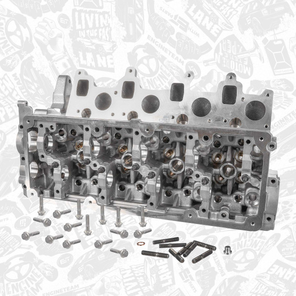 HL0100, Hlava válce, Hlava válců 2,0TDI, ET ENGINETEAM, Audi A3/A4/A5/A6/Q5/TT Seat Altea Exeo Leon Toledo Škoda-VW Octavia-II Superb Yeti Volkswagen Beetle Eos Golf Jetta Passat Tiguan 2,0TDi CBAA* CBAB* CBAC* CBBA* CBBB* CBDA* CBDB* CBDC* CEGA* 2003+, 03L103351, 03L103351A, 03L103351J, 908700, 908700K, 908800, 908920