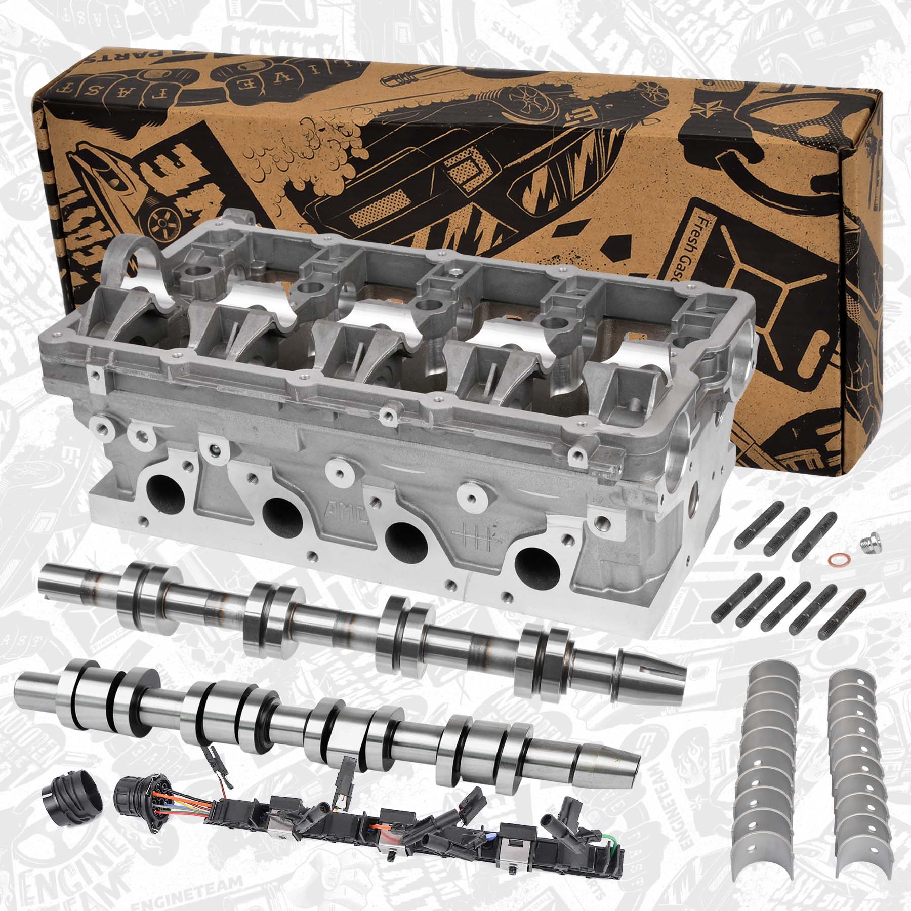 thumbnail image 2 of CPW Engine Cylinder Head Set With Head Bolts For 95-98 Ford Ranger & Mazda B2300 2.3L 2 of 5