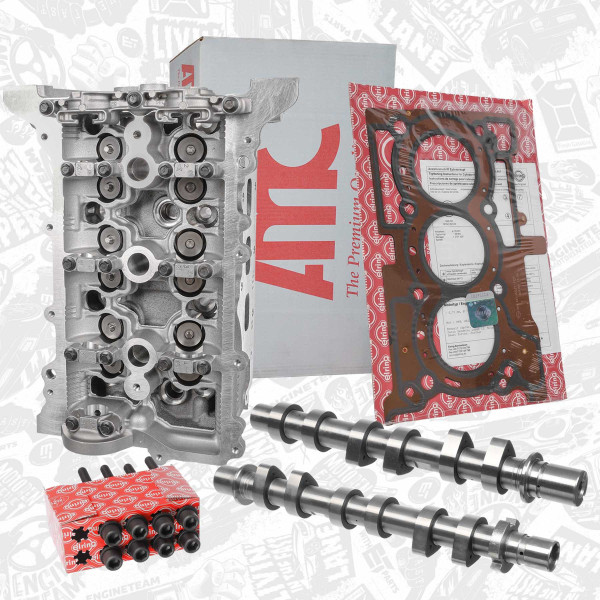 HL0158VR1, Reparatursatz, Zylinderkopf, ET ENGINETEAM, Renault Nissan Dacia Smart Captur Clio Twingo Micra Sandero Logan Fortwo Forfour 0.9 TCe 2013+, 130200782R, 2810160500, 1104100Q3H, 110419412R, 2810160500(8x), 110417920R, 130200522R, A2810160500, 110447100R, 1104440955R, 110440955R, 110567488R, 110569395R, 110582794R