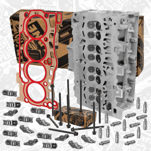 HL0165VR2, Cylinder head, ET ENGINETEAM, VW Škoda Audi Seat Golf Caddy Octavia A3 Sportback Leon 1.5TGI DHFA 2018+