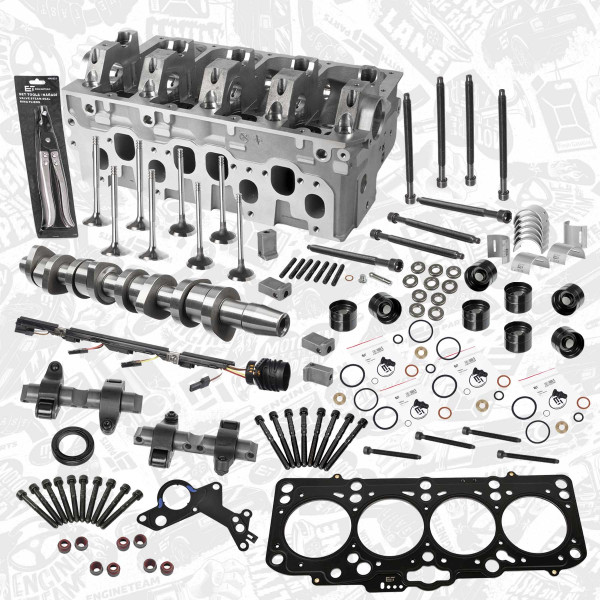 HL0170VR2, Cylinder head, ET ENGINETEAM, VW Škoda Audi Seat Golf Passat New beetle Jetta Bora Fabia Octavia Superb Roomster Altea Leon Toledo Ibiza  1,9 TDI BJB 2002+