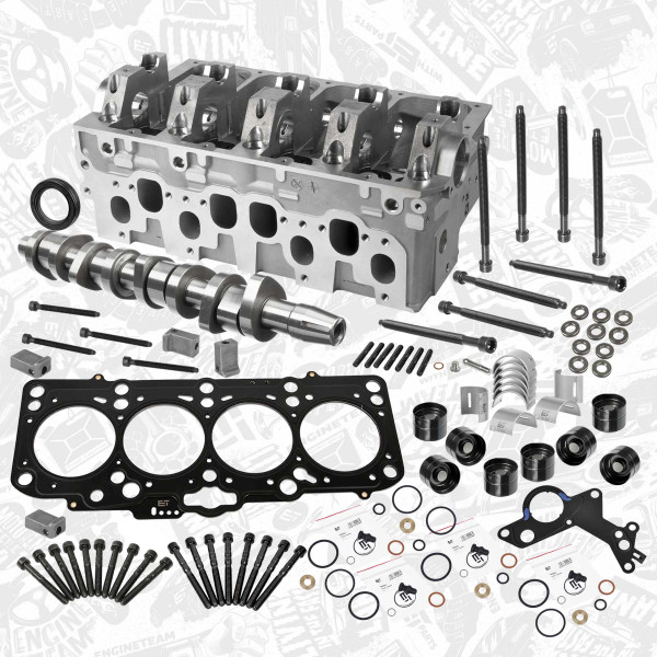 HL0171VR1, Cylinder head, ET ENGINETEAM, VW Škoda Audi Seat Caddy Jetta California Golf Passat Fabia Octavia Superb Roomster Altea Leon Toledo Ibiza  1,9 TDI BLS 2004+