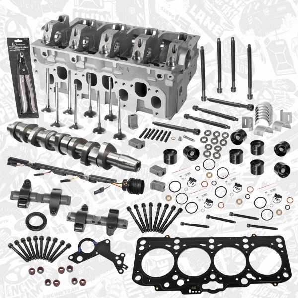 HL0171VR2, Cylinder head, ET ENGINETEAM, VW Škoda Audi Seat Caddy Jetta California Golf Passat Fabia Octavia Superb Roomster Altea Leon Toledo Ibiza  1,9 TDI BLS 2004+