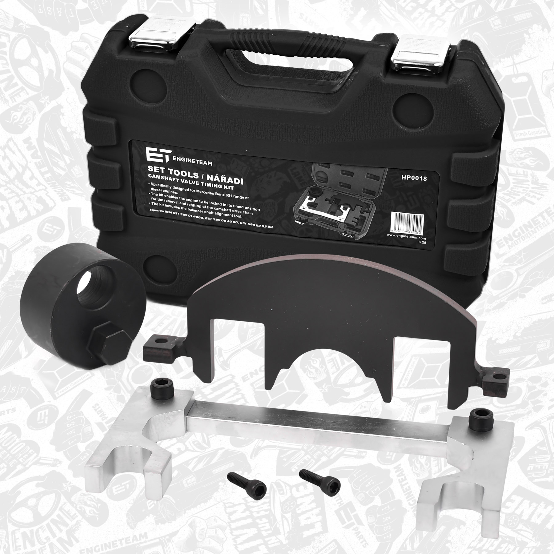 Adjustment Tool Kit, valve timing - HP0018 ET ENGINETEAM