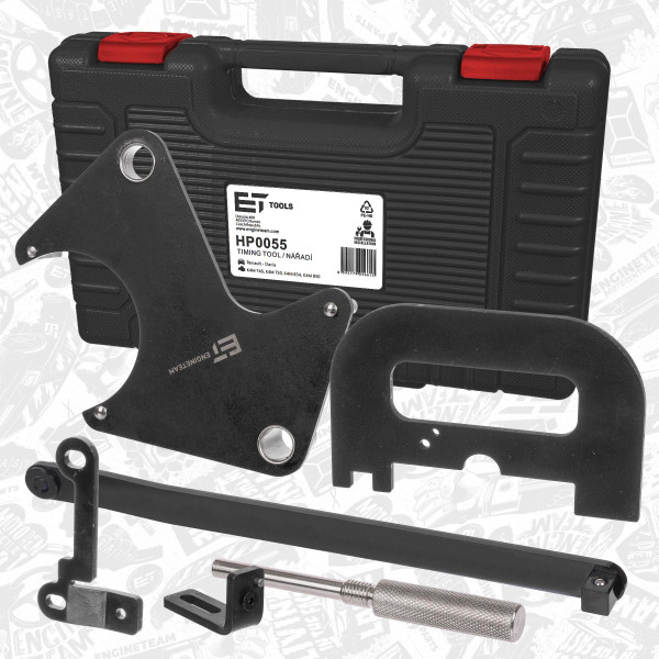 HP0055, Seřizovací nářadí, časování, Seřizovací nářadí, časování 1,6, ET ENGINETEAM, Renault Dacia Nissan Clio Kangoo Laguna Logan Megane Grand Scénic Modus Thalia  Duster Logan Sandero Kubistar 1,6 9K 702 2000+, MOT1496, MOT1490-01, MOT1750, MOT1489, MOT1368