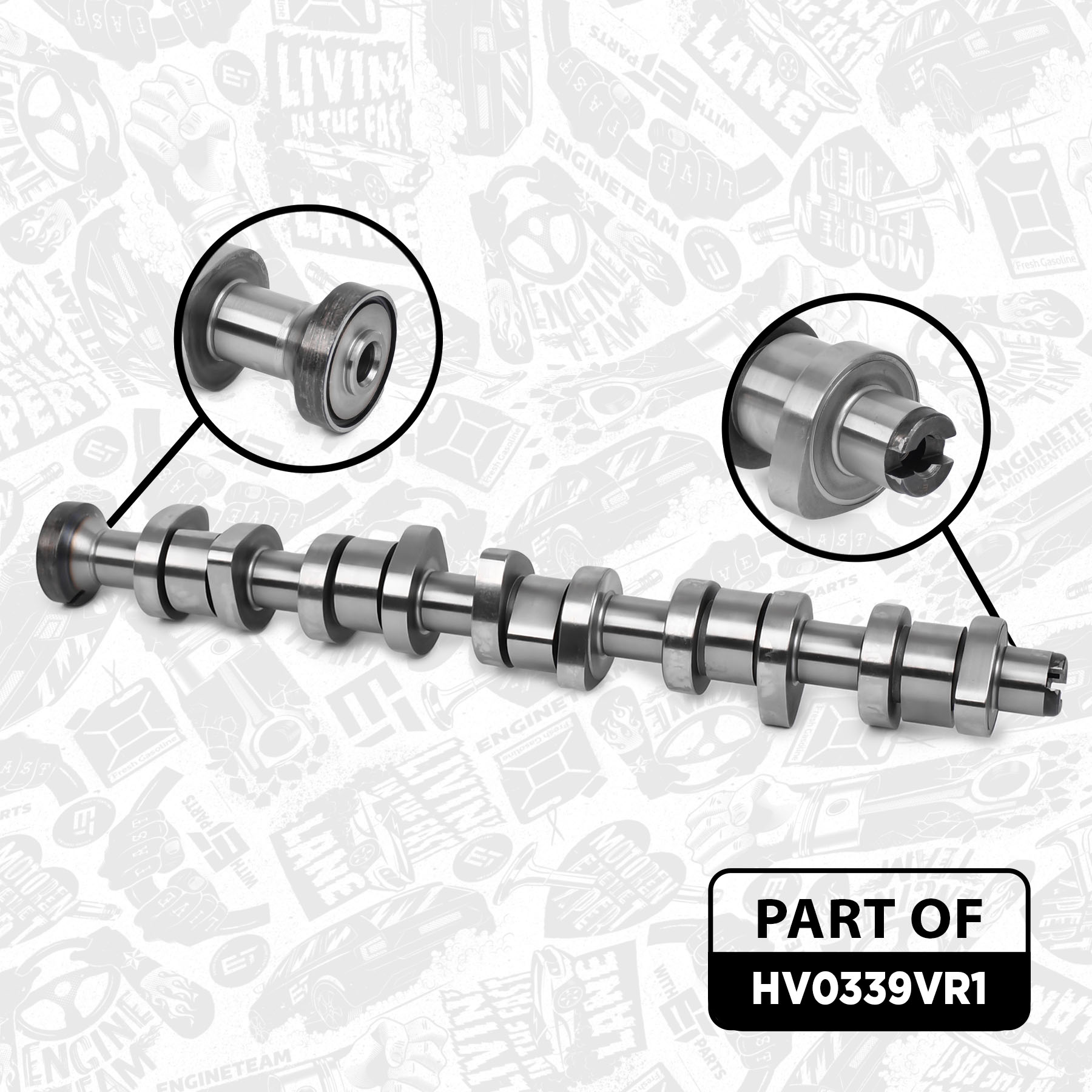 Camshaft Kit HV0339VR1 ET 070109101P, 070103673A, 038103673A ET