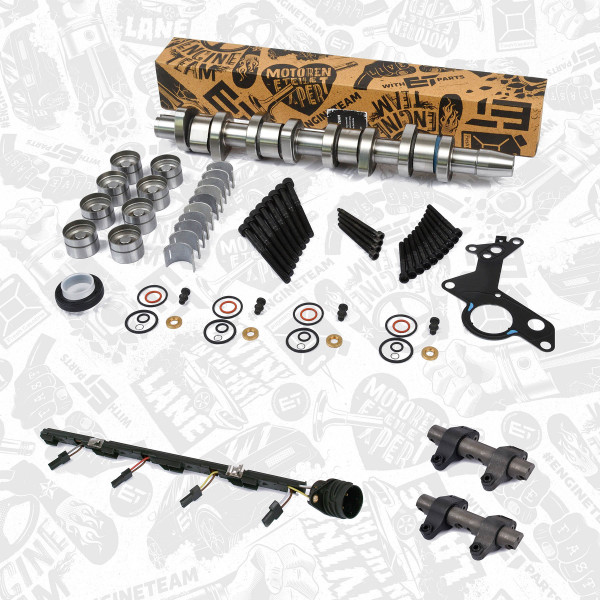 HV0370VR1, Sada vačkového hřídele, Vačka-SET full 2,0PD litina ET, ET ENGINETEAM, VW Passat 2,0TDi PD, Audi A4 1,9TDI PD BGW, BKE, BRB, BHW 2004-2008, 038109101AF, 038103714G, 038103714, 038103673A, 038103673BGLB, 038103673CGLB, 038103673C, 038103673B, 038109309C, 038103714A, 038103385A, 038198051C, 038198051B, 038198051, 038198051A, MN980030, 038103085A, 038103085C, 1232133, 32X47X10, 324710, 68001164AA, 8658642, 038145215, 038971600, 038109527AF, 038109527G, 038109527T