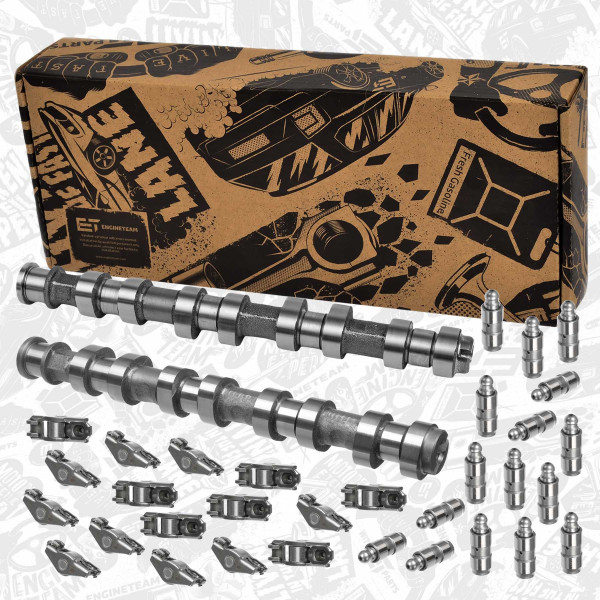 HV0400ET, Camshaft Kit, ET ENGINETEAM, Chevrolet Opel 1,2/1,4i  X 12 XER , A 14 XER , Z 12 XEP , Z 14 XEL , Z 14 XEP  2000+, 24410111, 24428752, 55568430, 5636057, 636034, 636223, 636025, 24428952, 9120519, 5640577, 640025, 640068, 90529535, 9128346, 9129211, 30109423, 030109423A