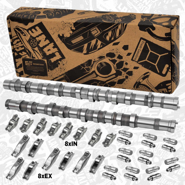 HV0458VR1, Camshaft Kit, ET ENGINETEAM, Hyundai Kia K2500 Sorento H1 H350 Porter 2,5 CRDi D4CB 2003+, 094289, 1319249, 222314A001, 242004A400, 30711499, 9650981280, Y60312101, 24180-4A000, 242004A500, 3M5Q6500BA, 241804A000, 242004A000, 24100-4A000, 24180-4A001, 24100-4A100, 241804A001, 22231-4A001, 24170-4A000, 241704A000, 24170-4A001, 241704A001, 241704A002, 50006433