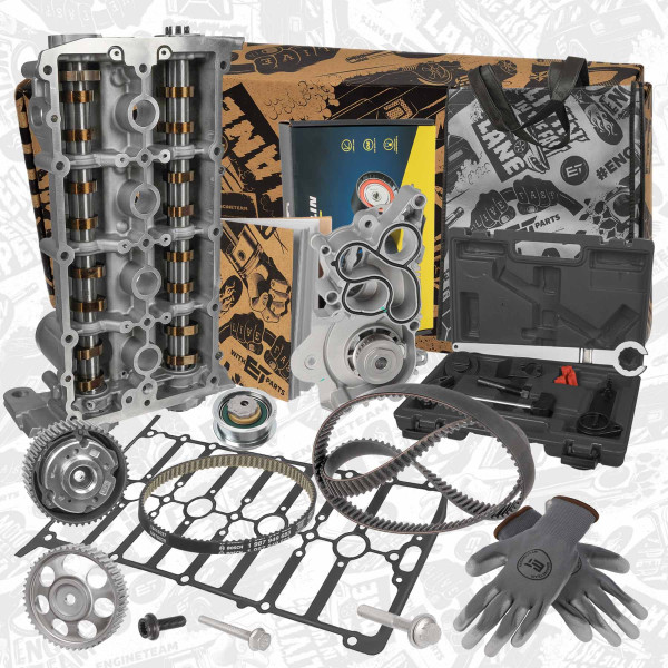 HV0511VR2, Camshaft Kit, ET ENGINETEAM, VW Škoda Seat Caddy Golf Polo Fabia Karoq Octavia Rapid  Yeti Leon Toledo 1.6 CWVA 2014+, 04E109119C, 04E109119F, 04E109119L, 04E198119, 04E198119A, 04E121600D, 04C121600K, 04E121600AR, 04E121600P, 04E121600AD, 04E121600H, 04E121600AL, 04E121605E, 04E121605F, 04E109088AD, 04E109088M, 04E109088P, 4E109088M, 4E109088P, 04E109088AL, 04E109088AN, 04C109111B, N91203301, 04E103469BQ, 04E103483G, 04E103483H, 04E103483M, 04E103483N