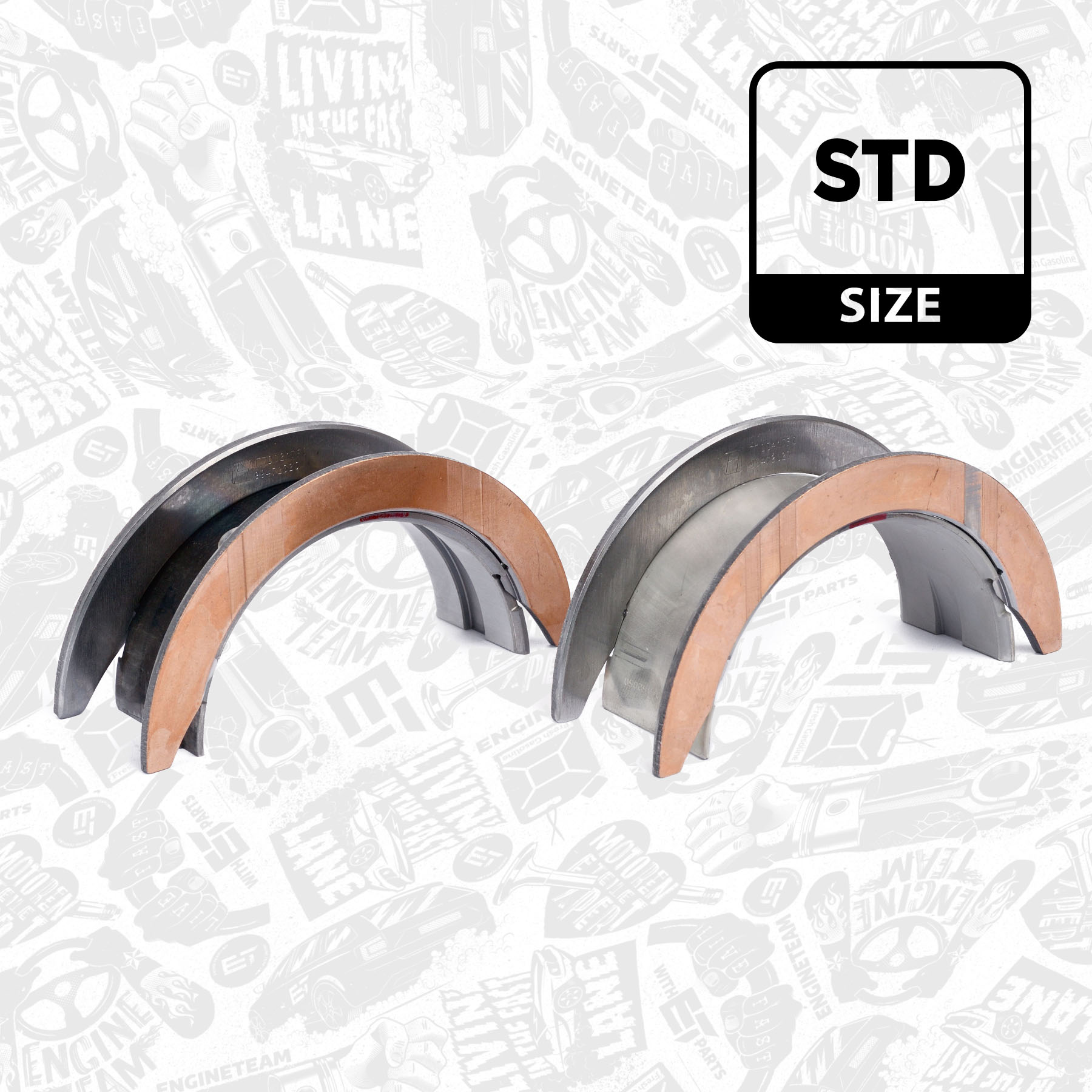 Thrust Washer, crankshaft - LA000100 ET ENGINETEAM - 2995997  